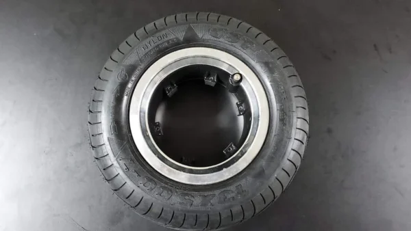 125/60-7 MINIMOTORS TUBELESS TIRE AND RIM REAR